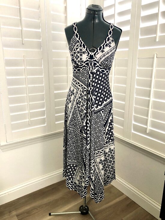 INC International Concepts Dresses & Skirts - INC International Concepts High Low Stretchy Summer Scarf Style Dress, Size 2
